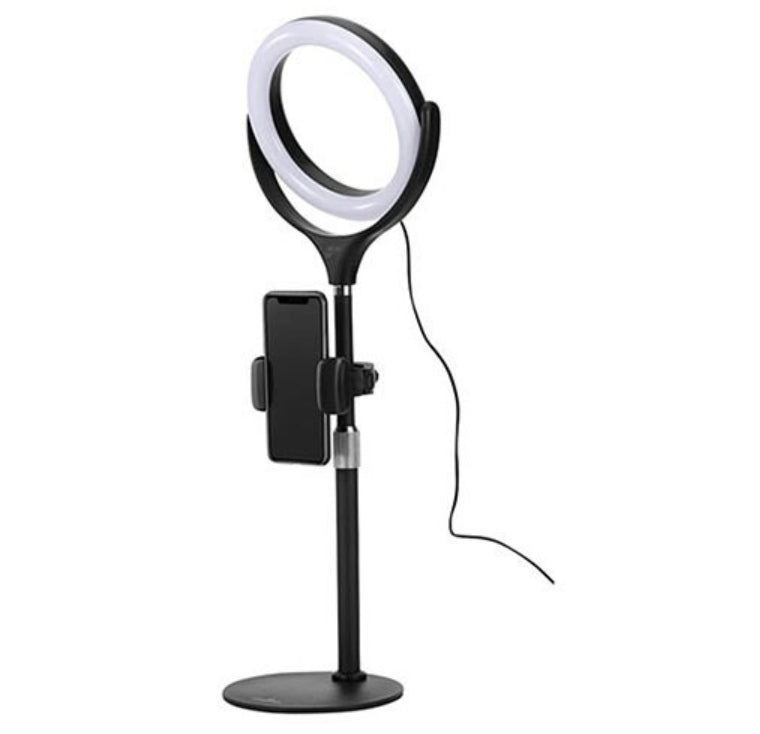 8"LED Ring Light Dimmable Lighting Kit Phone+Selfie 40cm Tripod Makeup Live Lamp-3