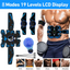 ABS Stimulator EMS Toner Massager Abdominal Trainer Muscle Fitness Body Exercise-0