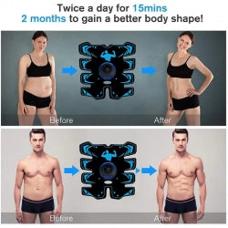 ABS Stimulator EMS Toner Massager Abdominal Trainer Muscle Fitness Body Exercise-5