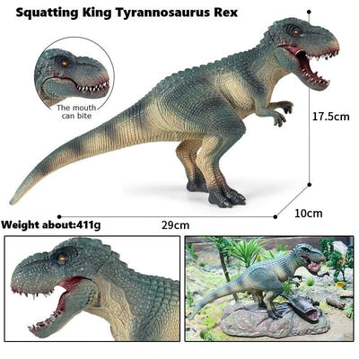 Dinosaur Toy Jurassic World Indominus Rex Tyrannosaurus Indoraptor Figure Model-0