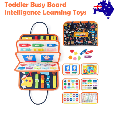 Colorful Toddler Busy Board Intelligence Learning Toys Sensory Montessori Board Kids Toy-0