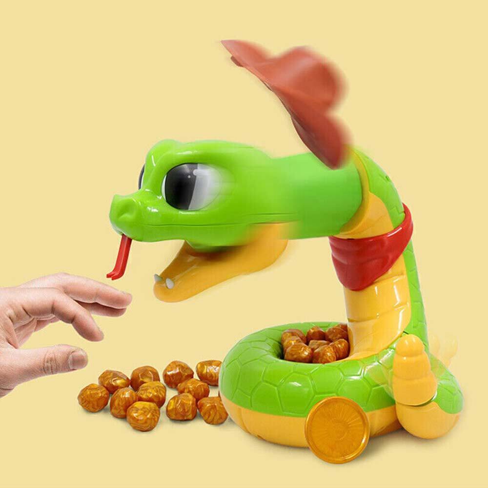 Electric Rattlesnake Toys Gold Digger Board Game Rattle Snake Pop-up Party Games-3