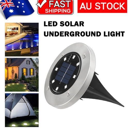 LED Solar Underground Light Waterproof Color Changing Garden Buried Lamp-0