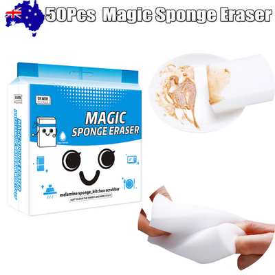 50Pcs Magic Sponge Eraser Kitchen Home Multi-function Foam Melamine Cleaner-0