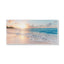 Wall Art 40cmx80cm Ocean and Beach White Frame Canvas-0