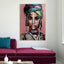 Wall Art 70cmx100cm African woman II Gold Frame Canvas-1