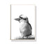 Wall Art 80cmx120cm Kookaburra Black Frame Canvas-0