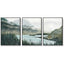 Wall Art 70cmx100cm  Landscape 3 Sets Black Frame Canvas-0