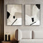 Wall Art 80cmx120cm Modern Abstract 3 Sets Black Frame Canvas-2