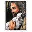 Wall Art 70cmx100cm Back In His Arms Black Frame Canvas-0