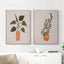 Wall Art 80cmx120cm Boho Botanical Art 2 Sets Gold Frame Canvas-2