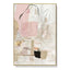 Wall Art 70cmx100cm Abstract Pink Gold Frame Canvas-0