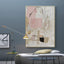 Wall Art 70cmx100cm Abstract Pink Gold Frame Canvas-2