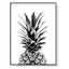 Wall Art 50cmx70cm Pineapple Black Frame Canvas-0