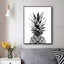 Wall Art 50cmx70cm Pineapple Black Frame Canvas-2