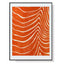 Wall Art 70cmx100cm Abstract Orange Black Frame Canvas-0