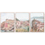 Wall Art 80cmx120cm Italy Cinque Terre 3 Sets Wood Frame Canvas-0