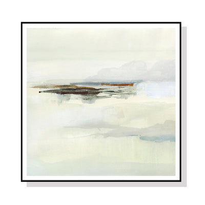 Wall Art 50cmx50cm Atmospheric Edge Black Frame Canvas-0