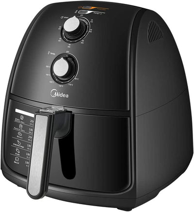 Midea 4L 1500W Multi-functional Air Fryer - Black-0