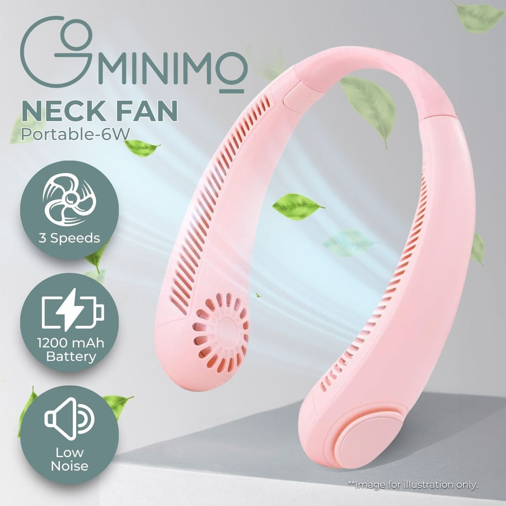 GOMINIMO Neck Fan (Pink)-1