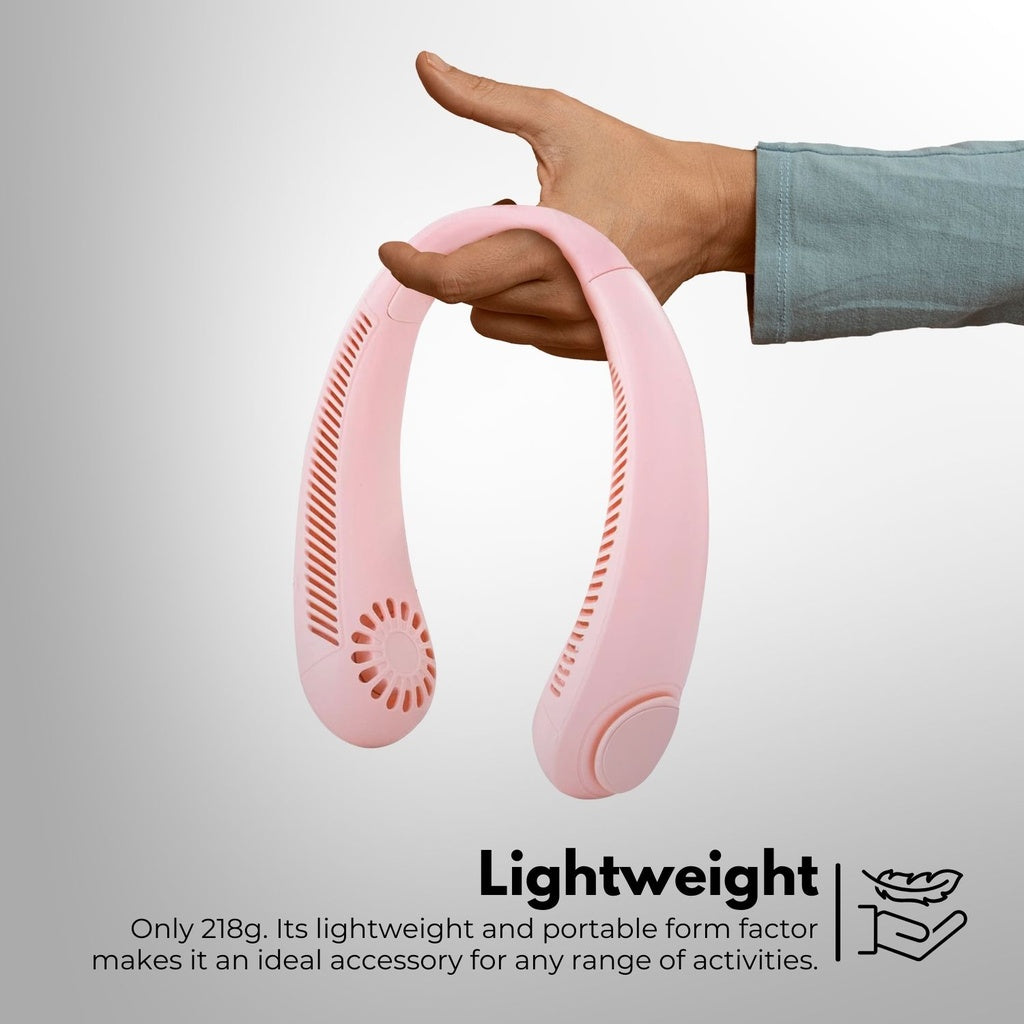 GOMINIMO Neck Fan (Pink)-7