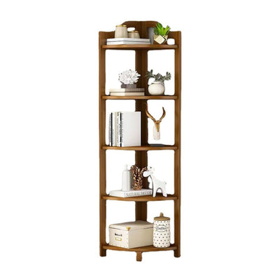 GOMINIMO Bamboo Corner Shelf 5 Tier-0