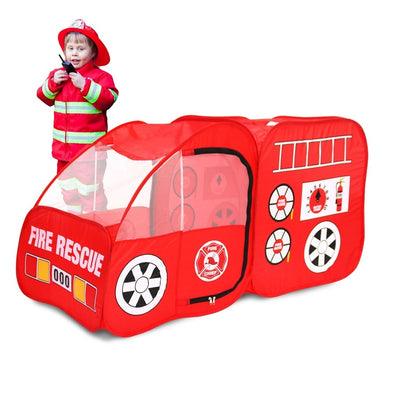 GOMINIMO Kids Fire fighting truck Tent (Red)-0