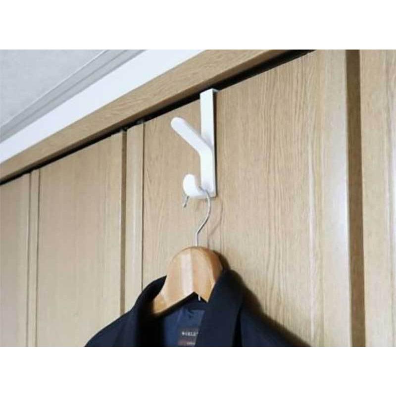 [10-PACK] KOKUBO Japan Hook Multifunctional Door Heavy Resistant Hook Color Whipped Randomly-1