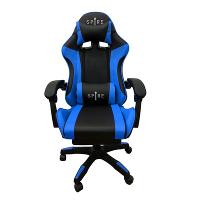 Intex Spire Zinc Blue And Black Adjustable Gaming/office Chair-1