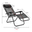 Wallaroo Zero Gravity Reclining Deck Lounge Sun Beach Chair Outdoor Folding Camping - Black-5