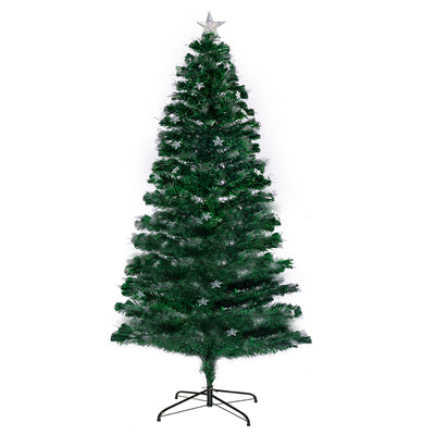 Christabelle 1.2m Enchanted Pre Lit Fibre Optic Christmas Tree Stars Xmas Decor-1