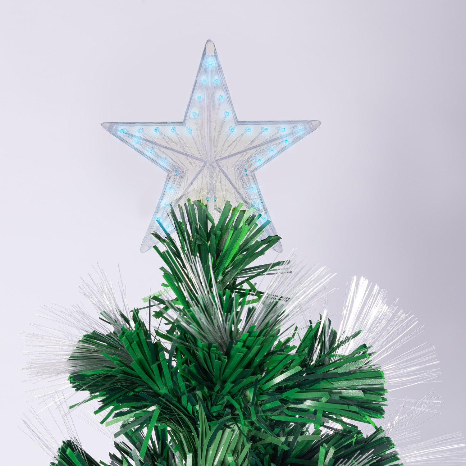 Christabelle 1.2m Enchanted Pre Lit Fibre Optic Christmas Tree Stars Xmas Decor-4