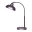 Sarantino Table Lamp Industrial Chic Adjustable Angle - Dark Grey-0