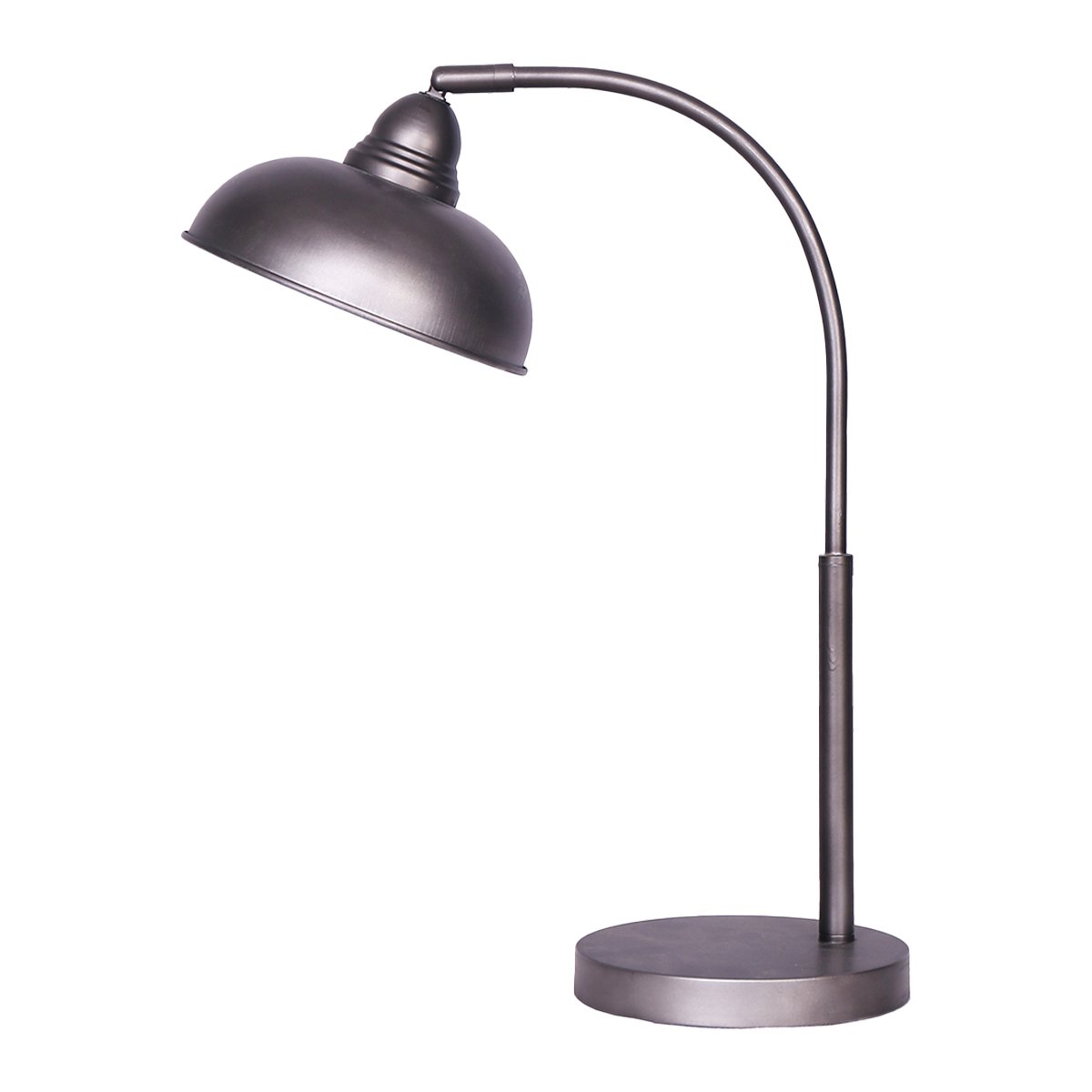 Sarantino Table Lamp Industrial Chic Adjustable Angle - Dark Grey-0