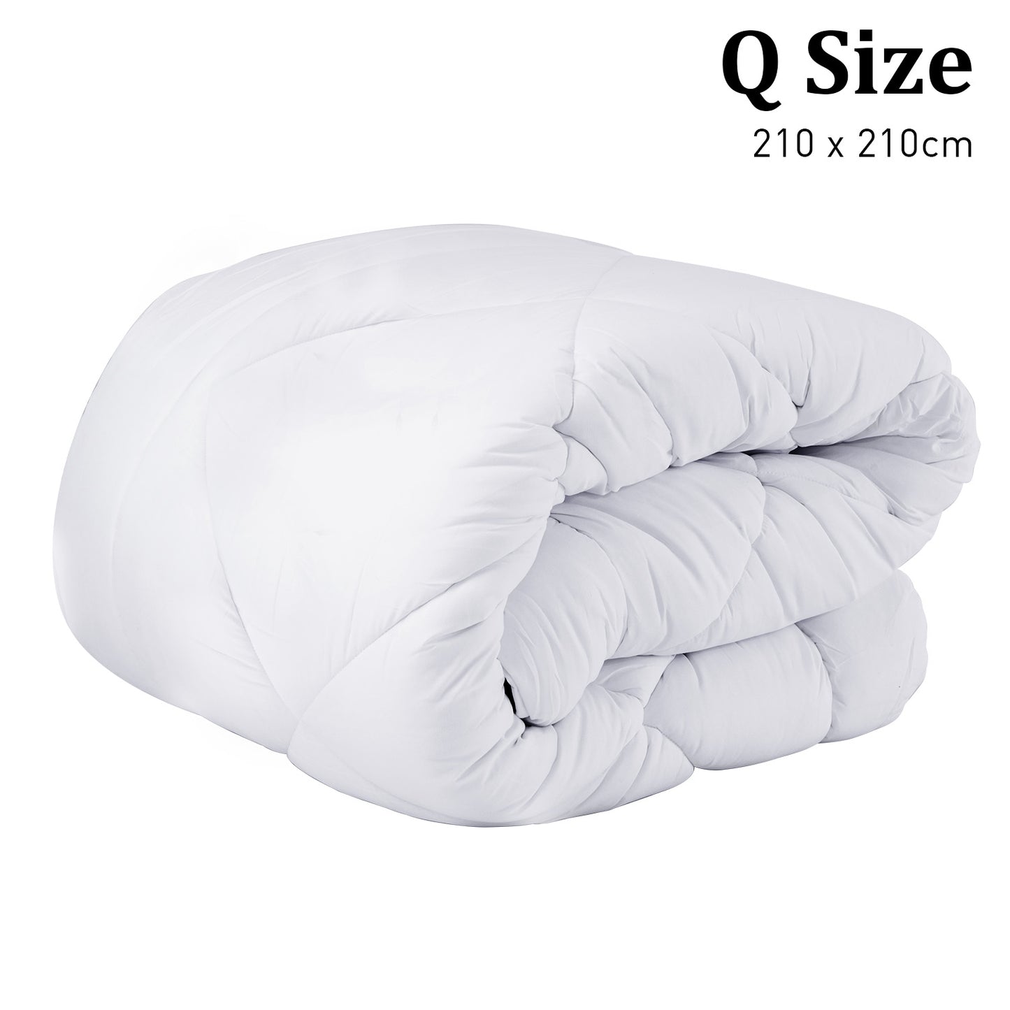 Laura Hill 800GSM Microfibre Bamboo Quilt Comforter Doona - Queen-2