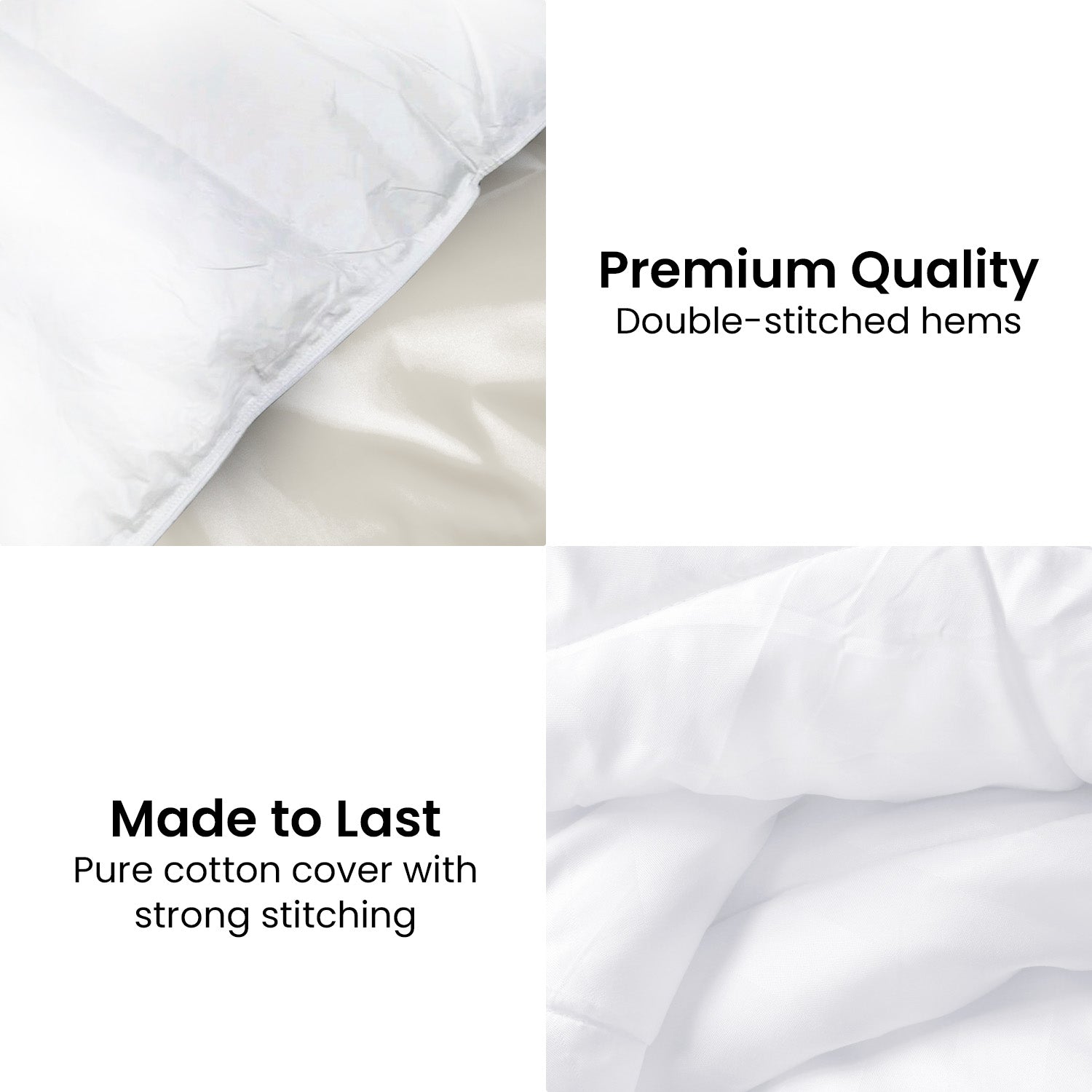 Laura Hill 500GSM Duck Down Feather Quilt Comforter Doona - Queen-11