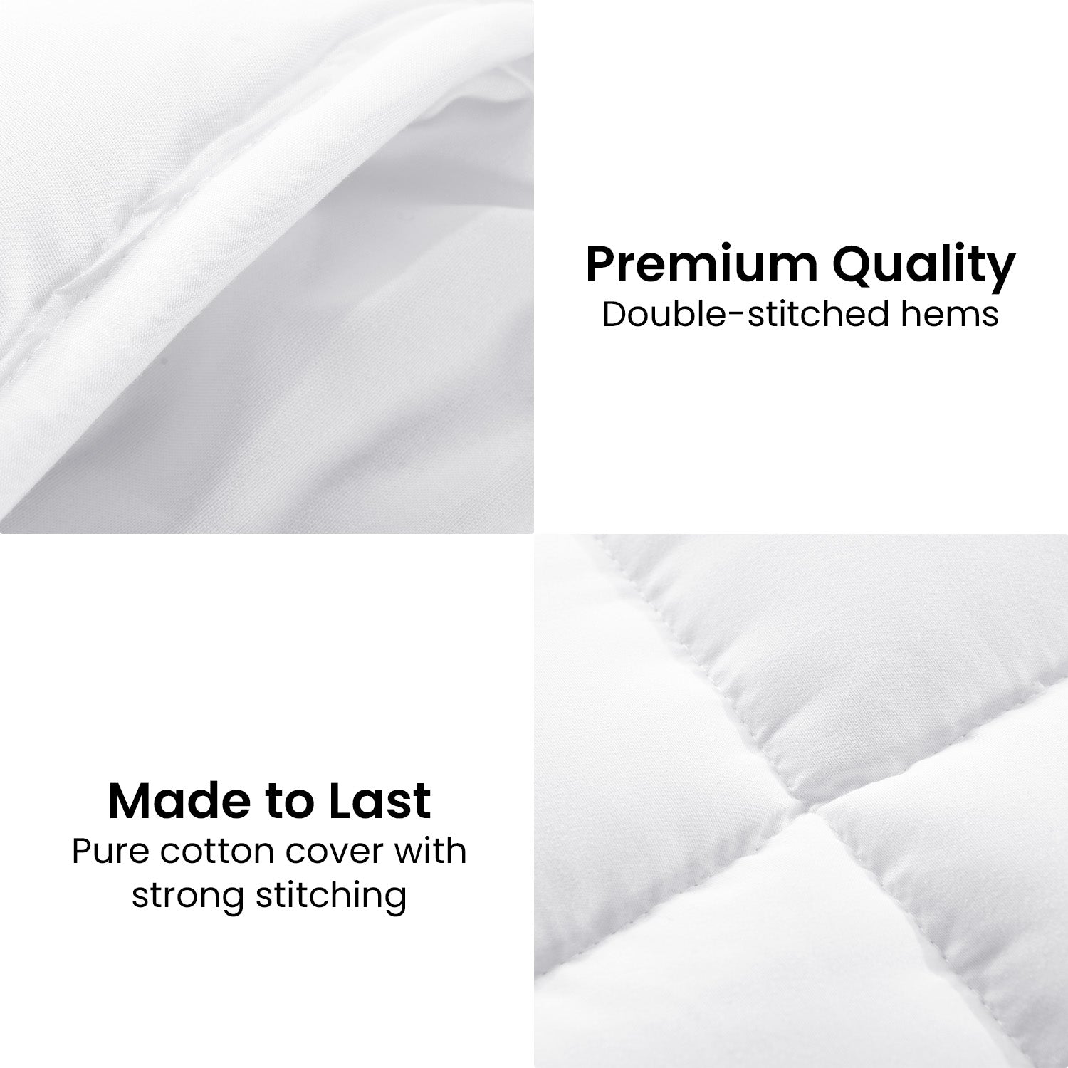 Laura Hill 500GSM Goose Down Feather Comforter Doona - Queen-11