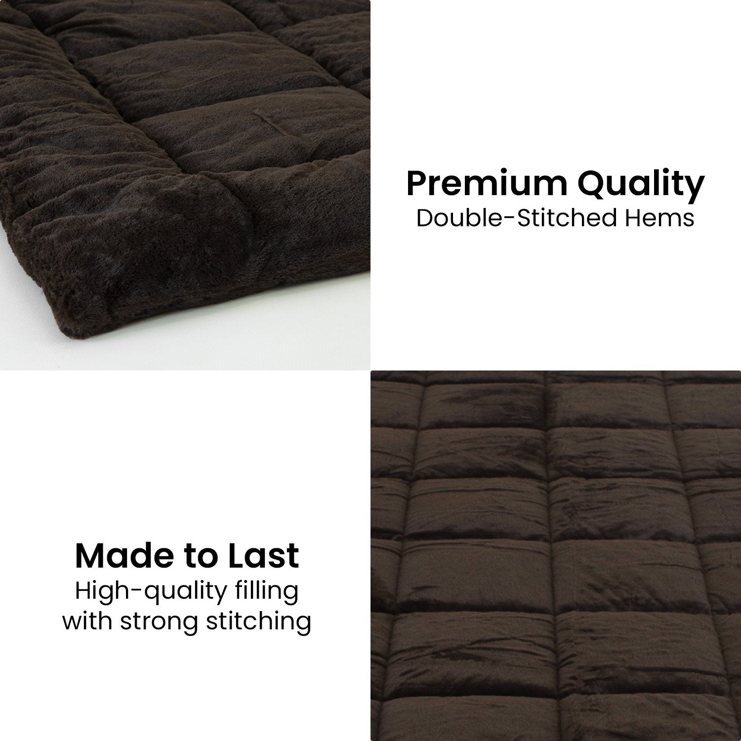 Laura Hill 500gsm Faux Mink Quilt Comforter - King-9