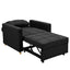 Sarantino Suri 3-in-1 Convertible Lounge Chair Bed - Black-2