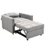 Sarantino Suri 3-in-1 Convertible Sofa Chair Bed Lounger - Light Grey-1