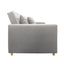 Sarantino Suri 3-in-1 Convertible Sofa Chair Bed Lounger - Light Grey-6