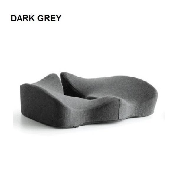 Premium Memory Foam Seat Cushion Coccyx Orthopedic Back Pain Relief Chair Pillow Office Dark Grey-0