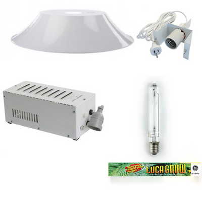 1000w HPS Grow Light Kit with Lucagrow Bulb and 900mm Deep Bowl Reflector-0