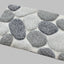 Pebble 3D Design Tufted Soft Pile Bathmat - 50x80-1