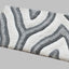 Swirl 3D Design Tufted Soft Pile Bathmat - 50x80-1