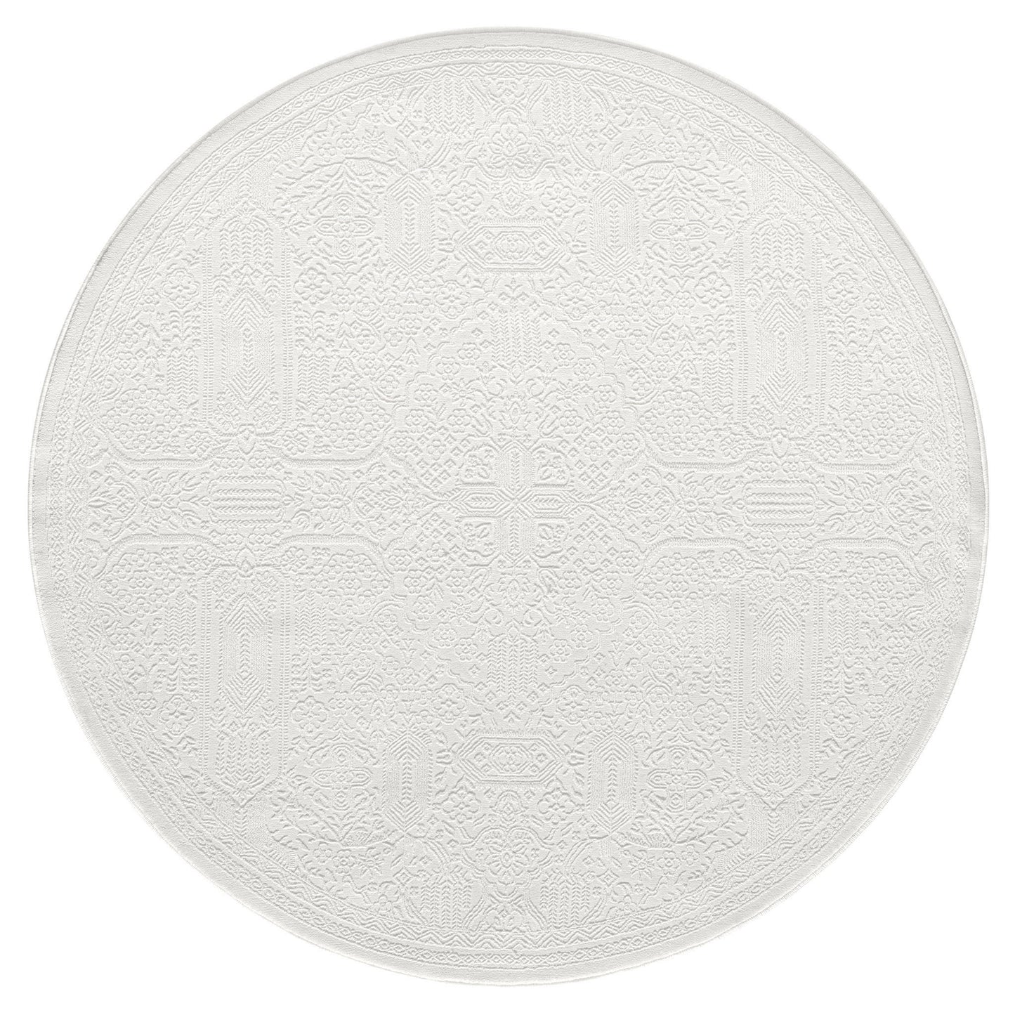 Grande Jacquard Rug - Ivory - 160x230-1