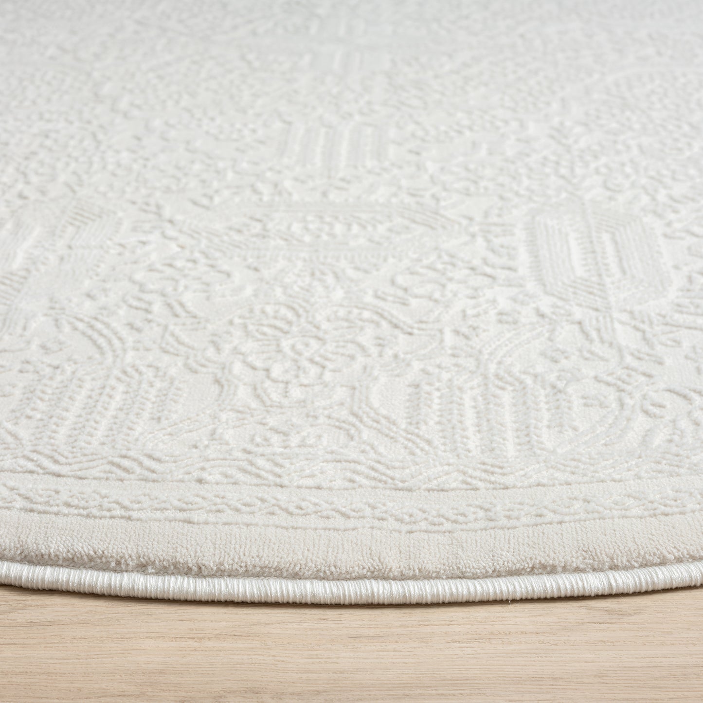 Grande Jacquard Rug - Ivory - 160x230-2