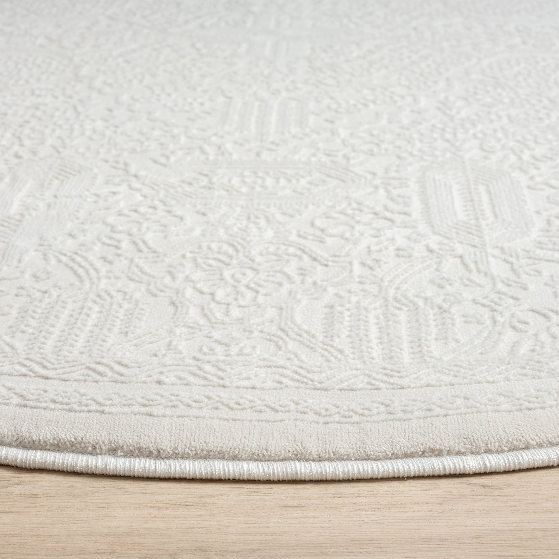 Grande Jacquard Rug - Ivory - 160x230-2