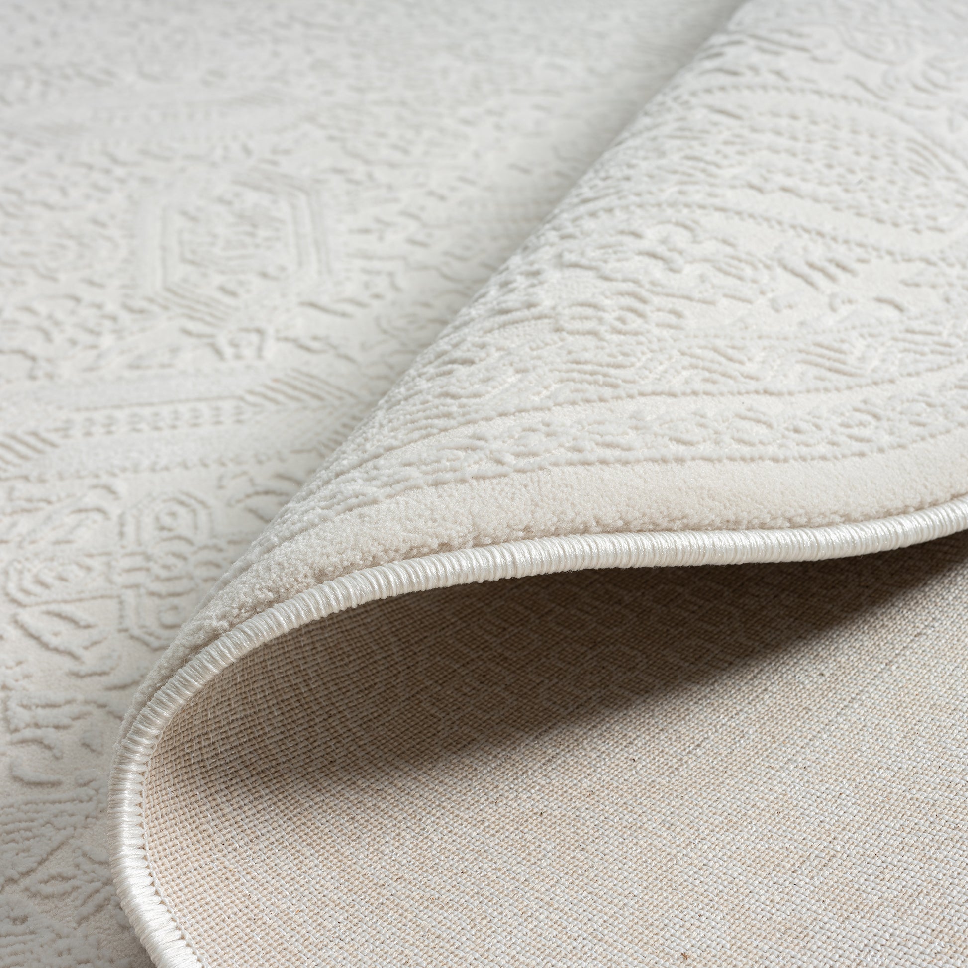 Grande Jacquard Rug - Ivory - 160x230-4