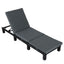 Black Rattan Sunbed with Adjustable Recline-0